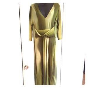 Cute Strappy Waist VNeck Dress